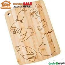 Talenan Bambu Segi Bermotif NT-0333 JEJU