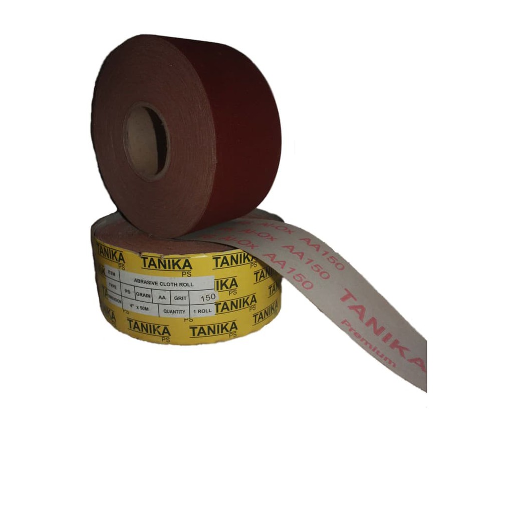 TANIKA Amplas roll / Abrasive Cloth (grit halus, sedang dan kasar)