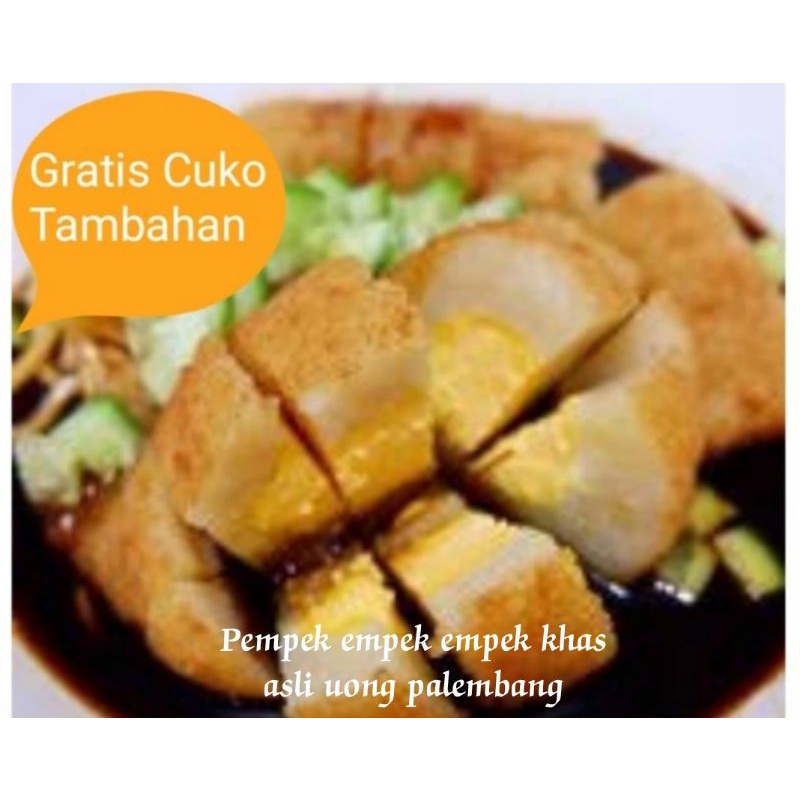 

Pempek kapal selam besar dijamin lembut & gurih minim order 2pcs ( gojek / grab )