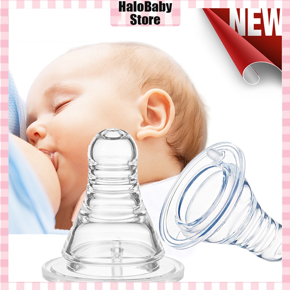 Halobaby Dot Bayi 3.8cm /puting bayi slim neck nipple dot/Bayi Nipple/ Bayi Standar Leher Bayi/empeng bayi