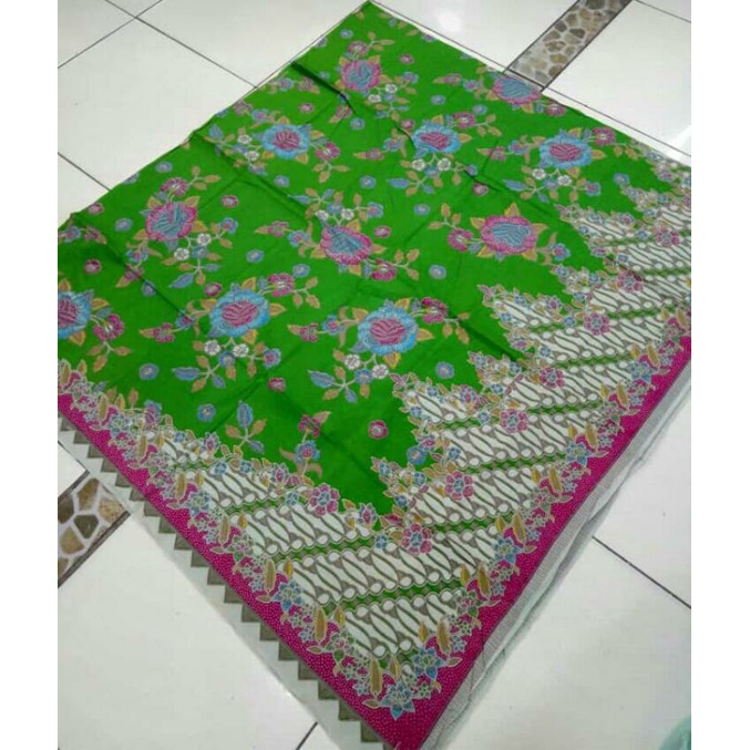 batik katun parang gunung hijau