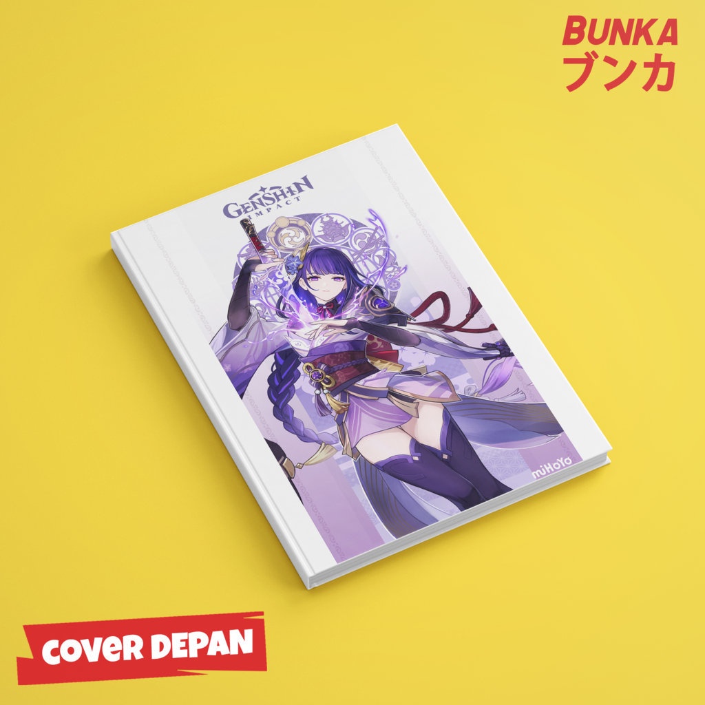 

Notebook Game Genshin Impact Raiden Shogun Hardcover A5 Buku Tulis Cataran Notes Agenda Planner Jurnal