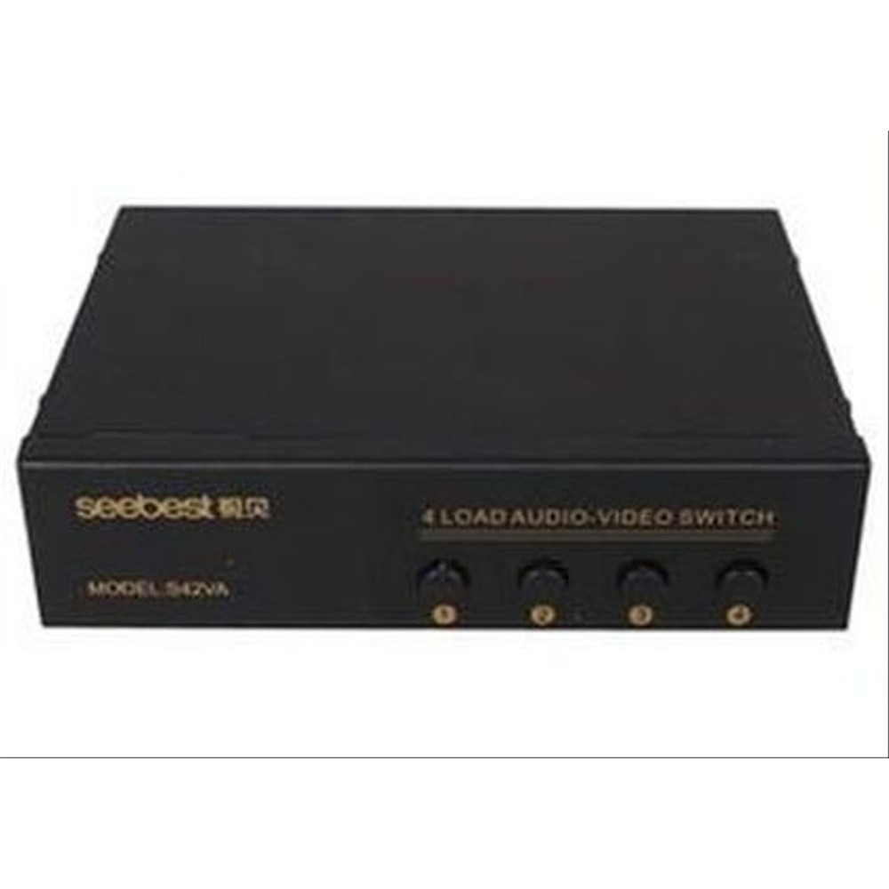 AV RCA Selector Switch 4 Port