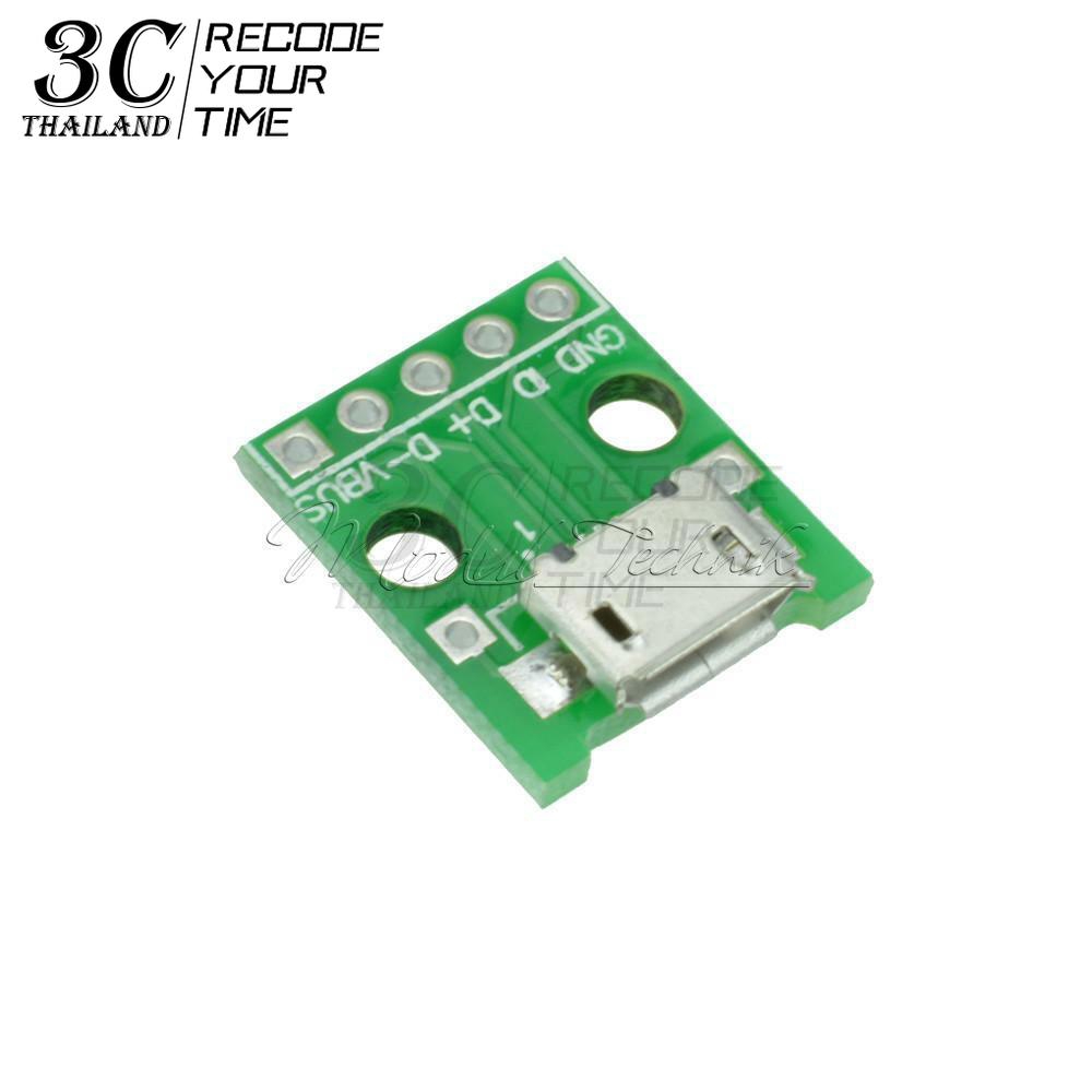 ✈【Fast/COD】✈ Female MICRO USB to DIP 5-Pin Pinboard 2.54mm micro USB type