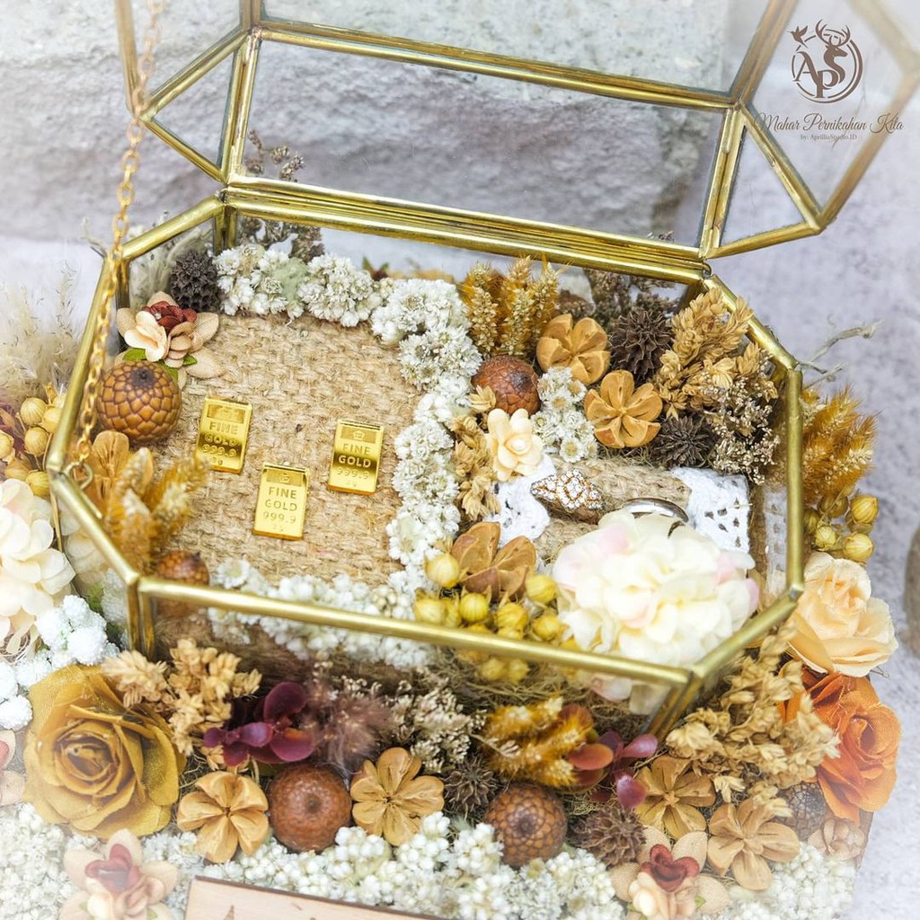 KOTAK PERHIASAN CINCIN &amp; LOGAM MULIA | TEMPAT PERHIASAN PERNIKAHAN  | DIAMOND RUSTIC