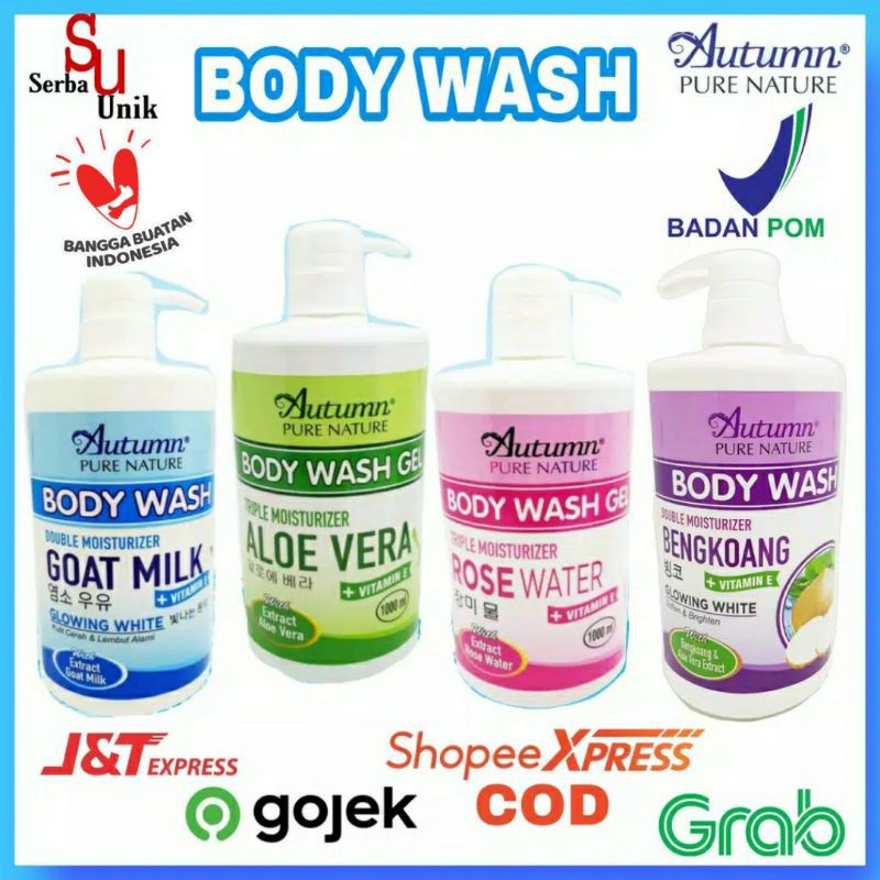 Sabun Cair Cuci Badan/Mandi Autumn Body Wash 1000 ML