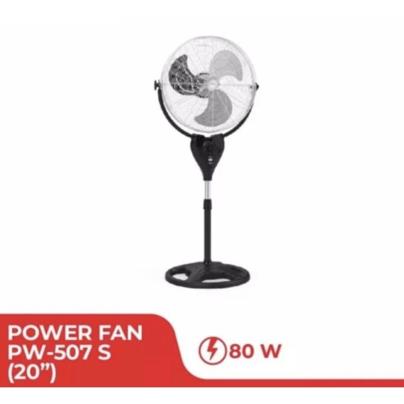 KIPAS ANGIN BERDIRI MASPION TORNADO PW 507S - KIPAS MASPION PW 507S - KIPAS BERDIRI MASPION 20 INCH 