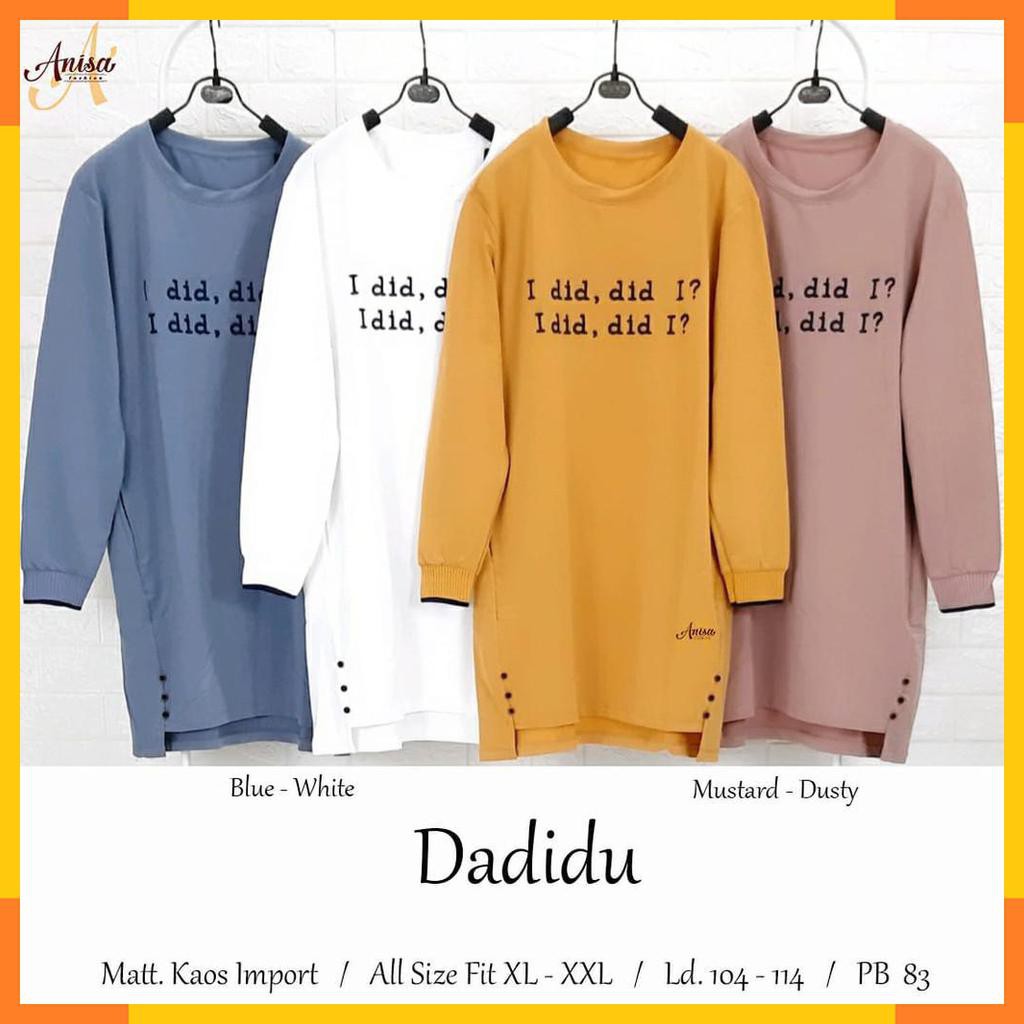 TUNIK REMAJA. DADIDU TUNIK. ATASAN FASHION WANITA. BY ANISA