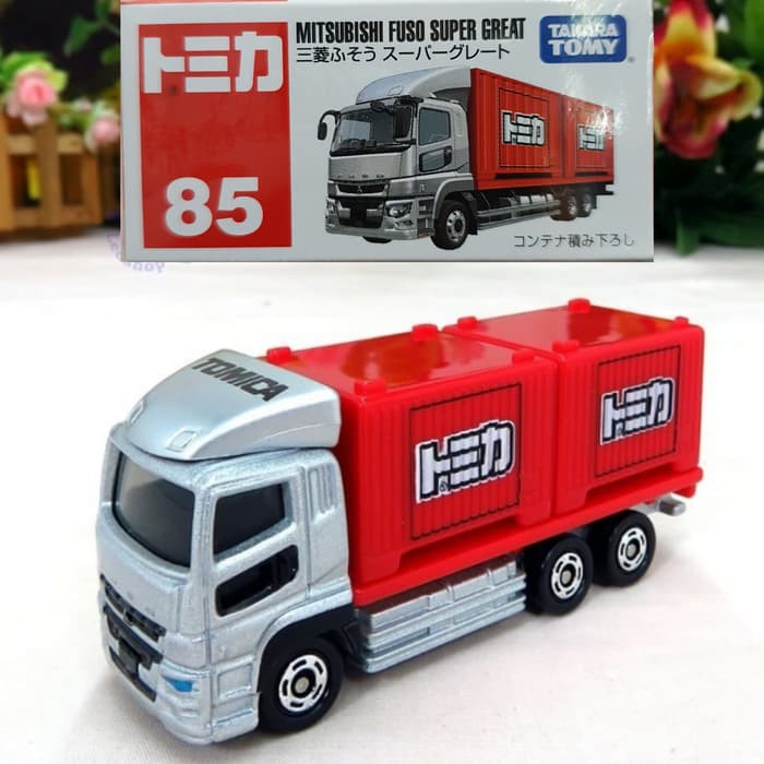 Tomica 85 Mitsubishi Fuso Super Great Miniatur  Truck 