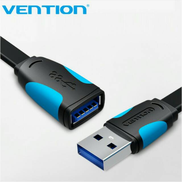 [COD] VENTION A13 FLAT KABEL USB EXTENSION 3.0 MALE TO FEMALE 1.5 METER / KABEL EXTENXION PERPANJANGAN USB MALE KE FEMALE 1.5M ORIGINAL