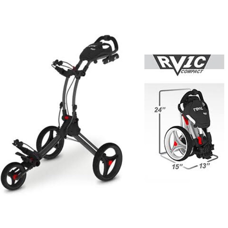 Clicgear Clicgear Rovic RV1C Golf Push Trolley 