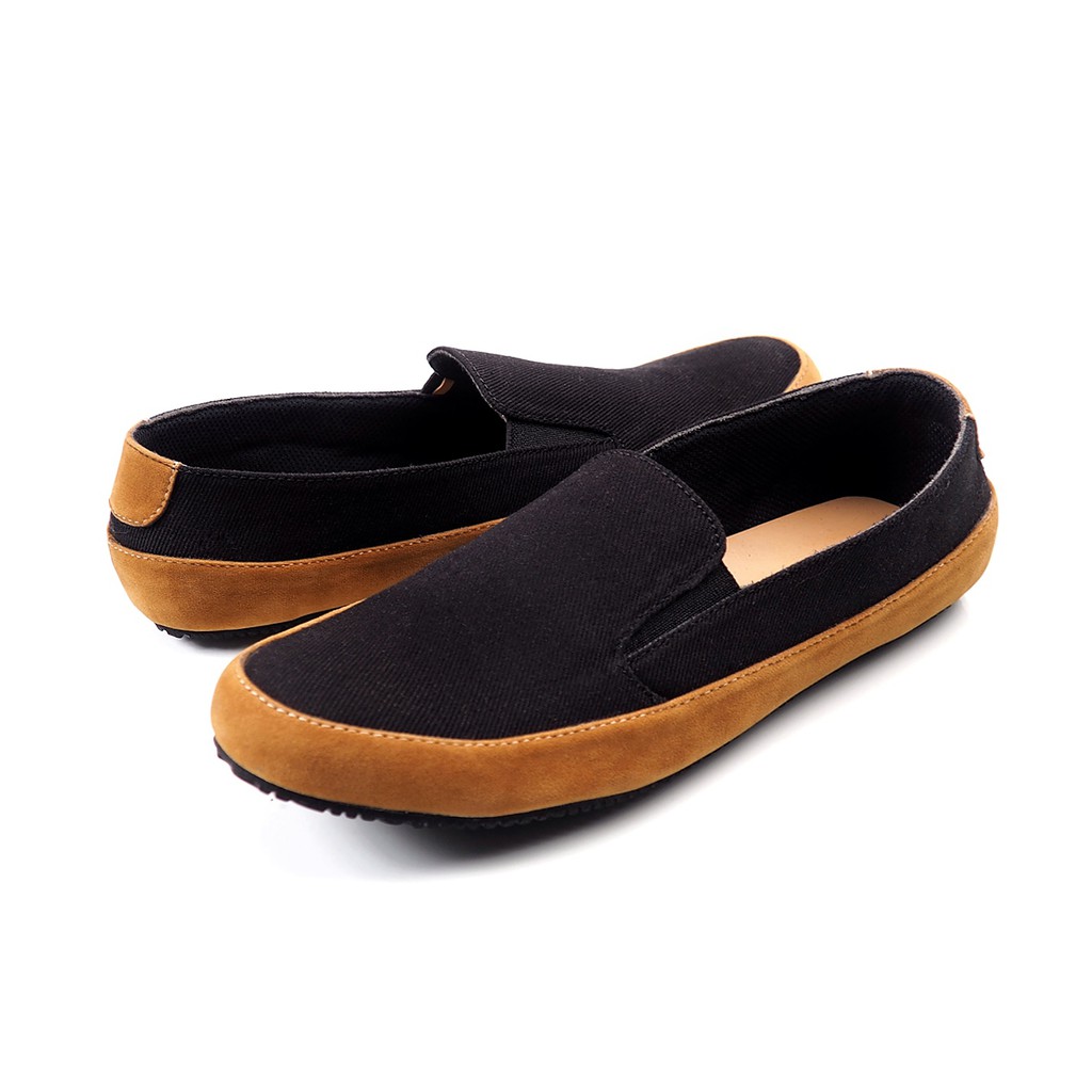 Tone 0.1 Black | Sepatu Canvas Vintage Klasik Casual Pria Boat Ori Original Footwear | FORIND x Reyl