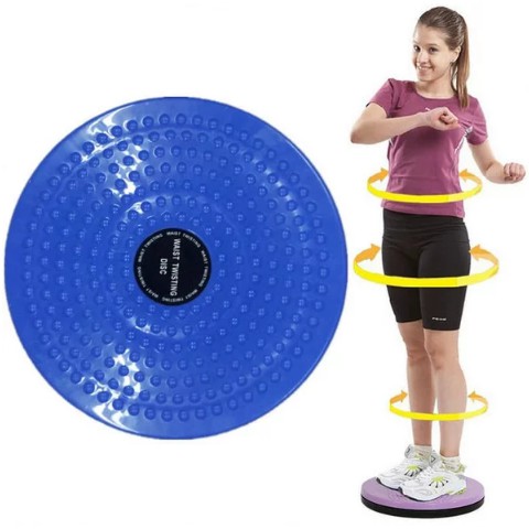 Alat olahraga alas piring matras putar senam Waist Twisting Magnetic Therapy kesehatan badan