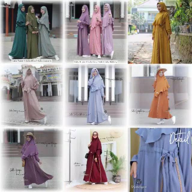 GAMIS/ELEGAN/ZAFFRON ZARA/CALLA DRESS BY URFIMUTIYARO