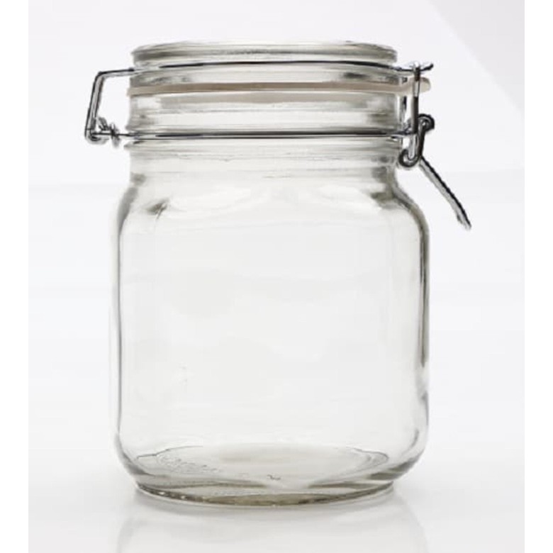 Toples jar 1000 Ml/1 liter Hermetico tutup di kait