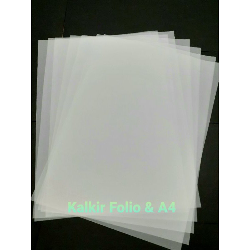 

Kertas Kalkir Folio/ Kertas Kalkir/ Kalkir A4/ Tracing Paper/ Kertas pola baju/kertas transparan