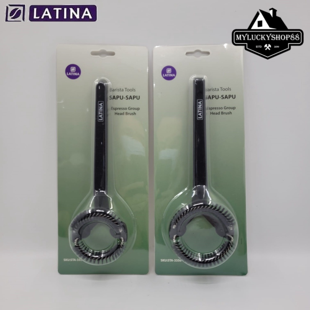 Latina Sapu Sapu Group Head Brush Espresso Sikat Kopi Circular 51 58 mm