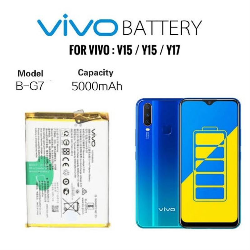 BATTERY BATERAI VIVO V15/ Y15/ Y17 (B-G7) ORIGINAL