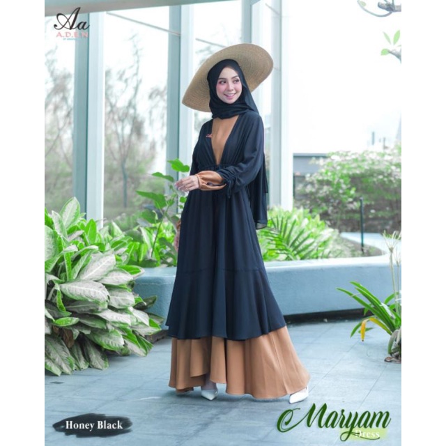 MARYAM DRESS BY ADEN - dress sultan -outer gamis