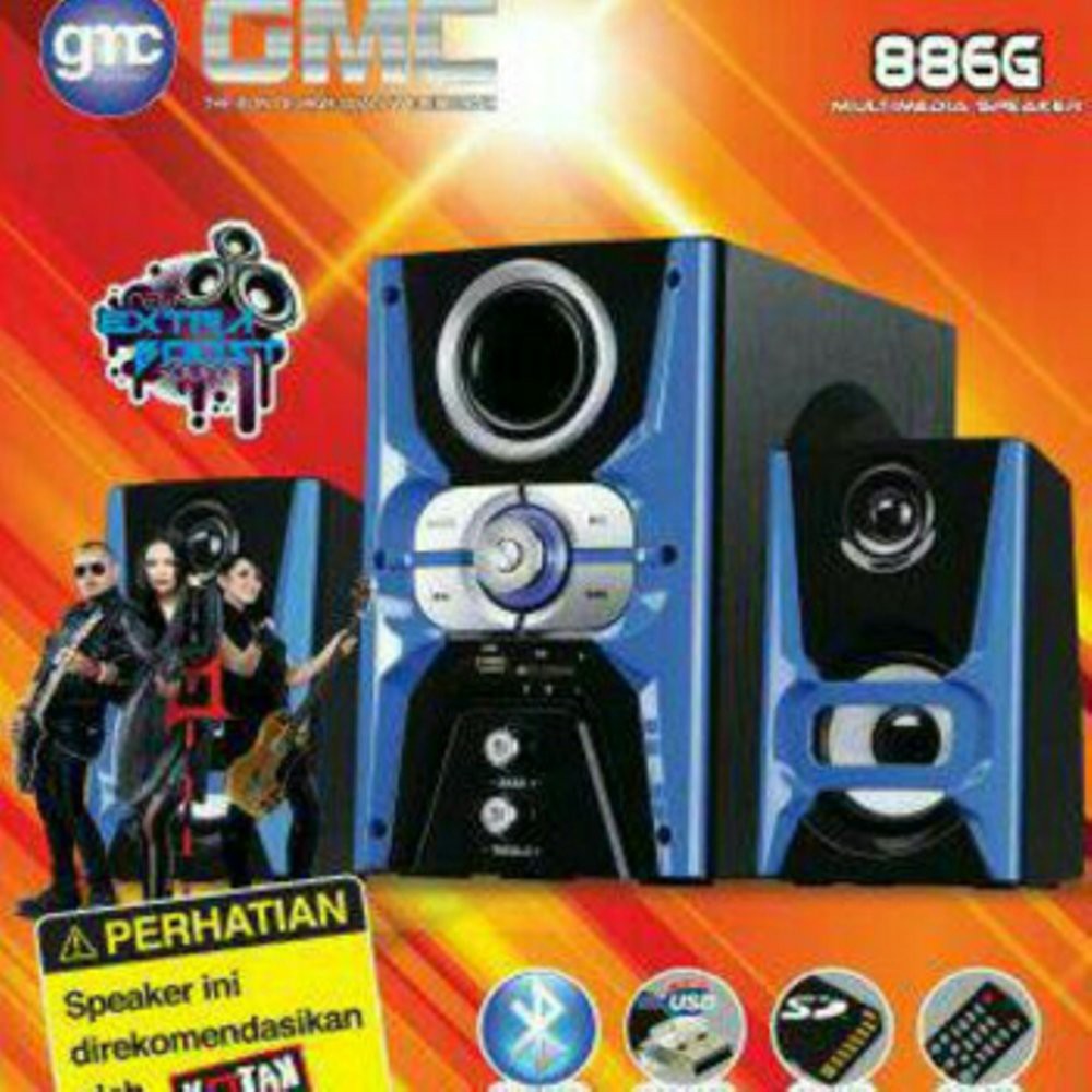 Terlaris  SPEAKER GMC BLUETOOTH 886G  Diskon