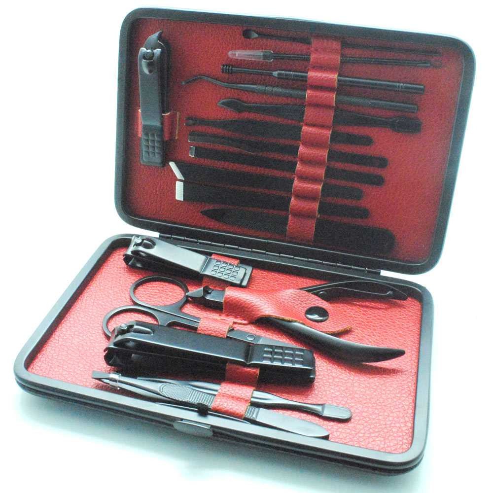 DIOLAN Nail Art Set Manicure Pedicure 18 PCS Multifungsi Perawatan Kuku Lengkap Serbaguna Murah