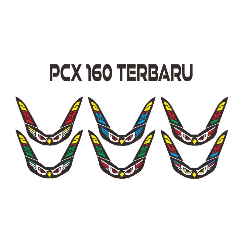 Stiker Lampu Pcx 160 / Stiker Lampu Pcx New / Stiker Alis Pcx Rgb / Stiker Lampu Pcx terbaru