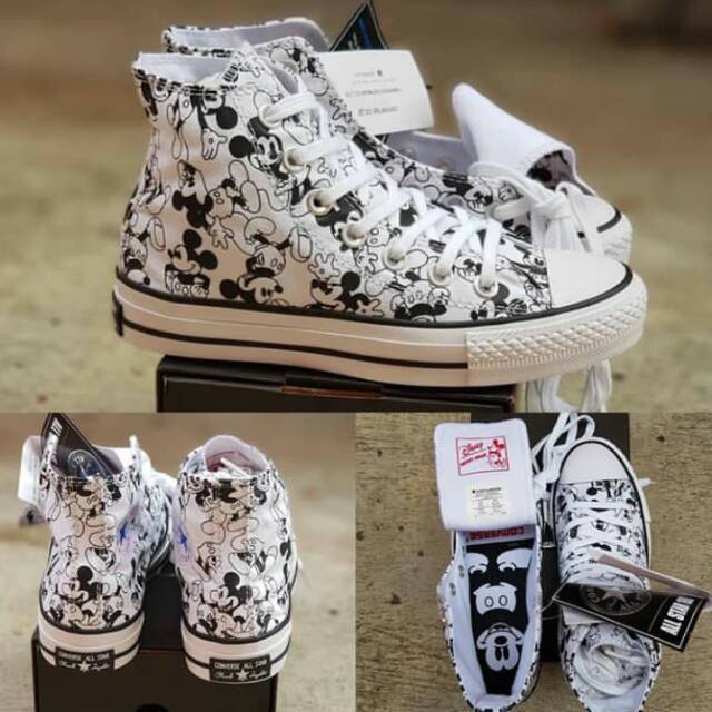 SEPATU CONVERSE ALL STAR 100th ANNIVERSARY MICKEY MOUSE