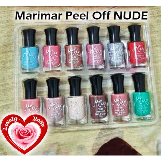 MARIMAR KUTEK No.097 NUDE PEEL OFF - HARGA PER BOX | PER PACK