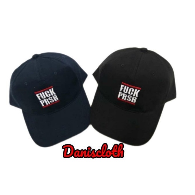 Caps FUCK PRSB  Topi casual topi baseball Topi rasis