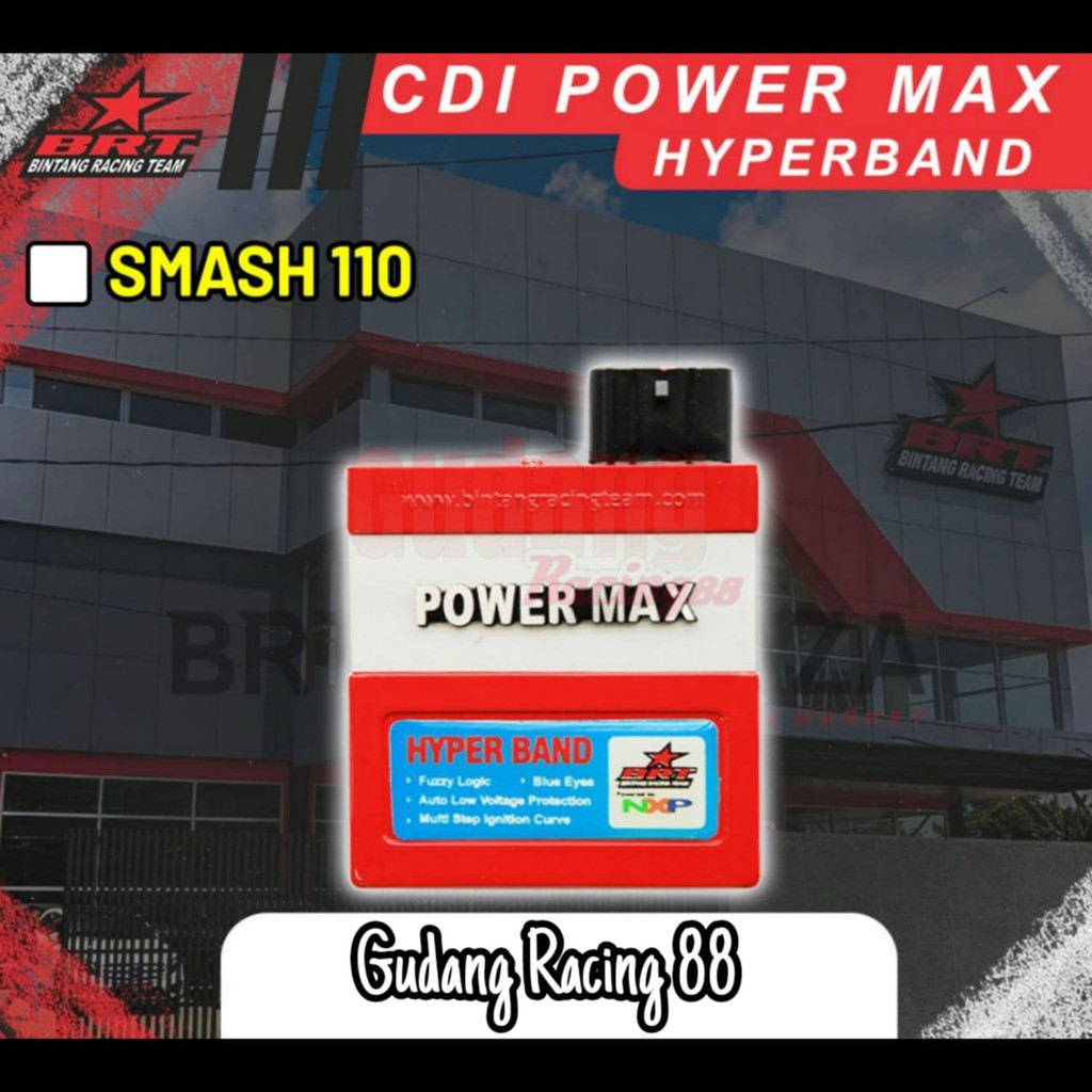 (GR88) CDI BRT POWERMAX HYPERBAND DUALBAND SMASH 110