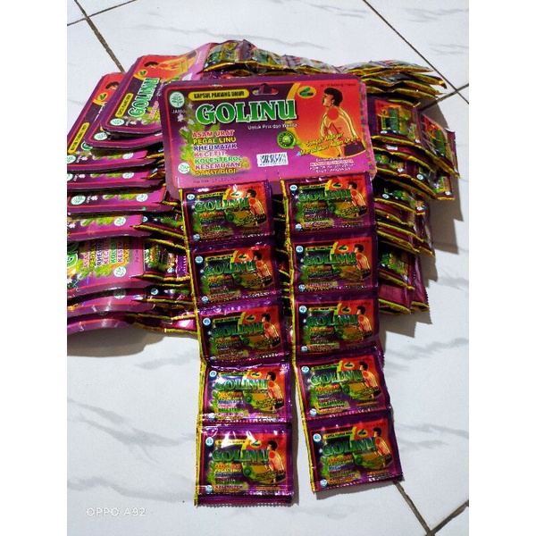 Kapsul Asam Urat Cap GoLinu Original Terbukti Ampuh