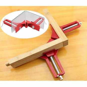 Taffware Corner Clamp Penjepit Sudut Frame Kaca Kayu Angle 90 Derajat Max Range 75mm diy woodworking