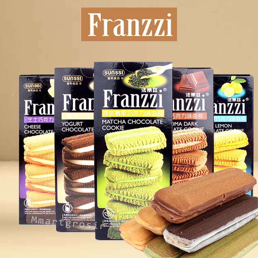 

Franzzi / Biskuit Franzzi / Biskuit Isi Aneka Macam Rasa/ Biskuit / 115G