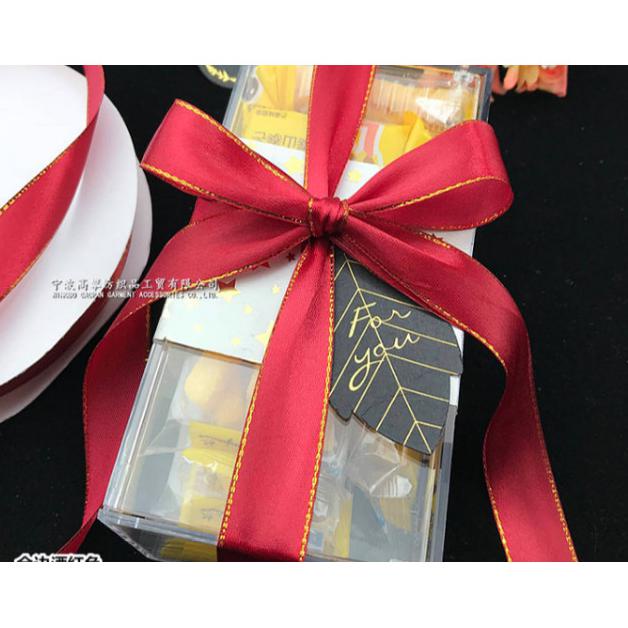 

pita ribbon hiasan kado bungkus kemasan ribbon merah imlek natal