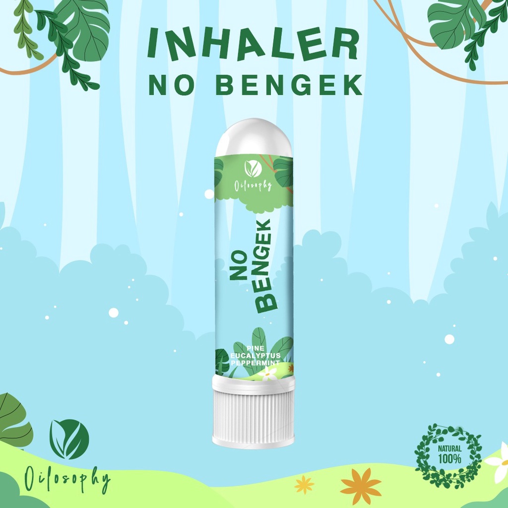 ESSENTIAL OIL INHALER PELEGA PERNAFASAN HIDUNG TERSUMBAT | SESAK NAFAS NAPAS | SINUS  | HERBAL