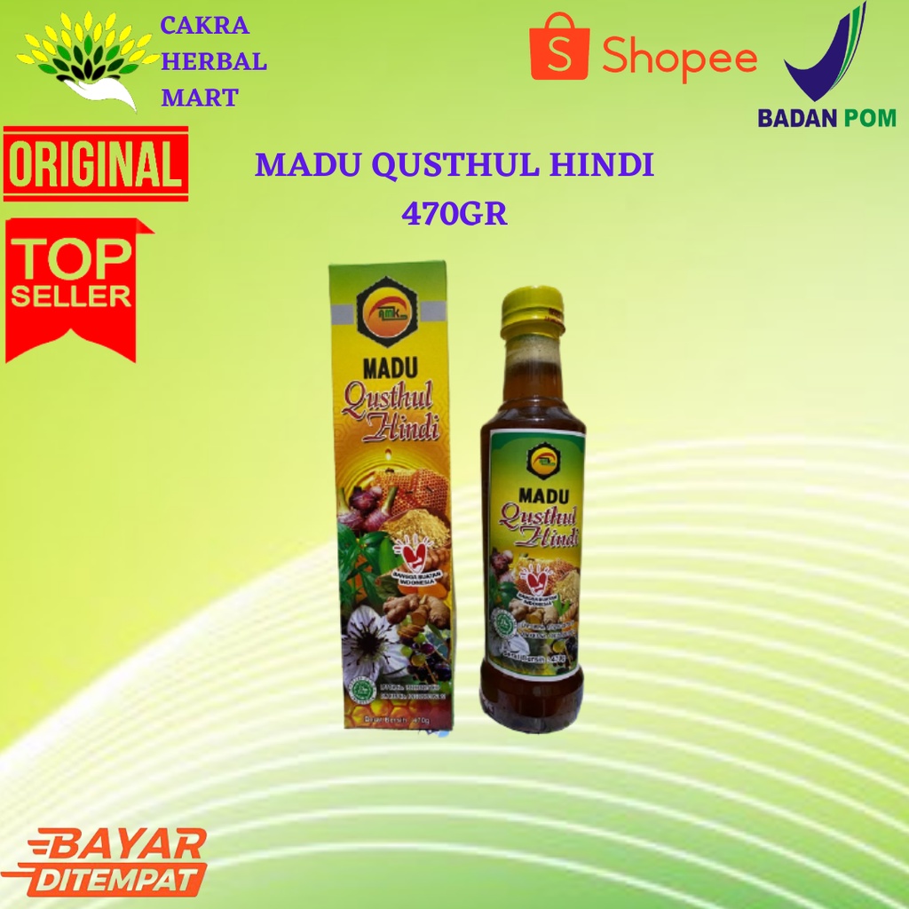 

Madu Qusthul Hindi AMK 470 Gram Original