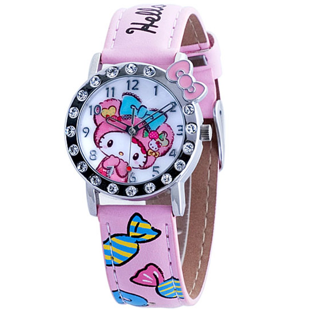 Jam Tangan  Anak Hello  Kitty  HKFR1163 01B Pink Moment Watch 