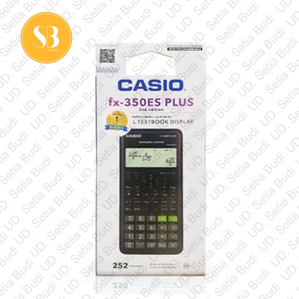 Kalkulator Scientific CASIO FX-350ES Plus Asli dan Bergaransi 350 ES