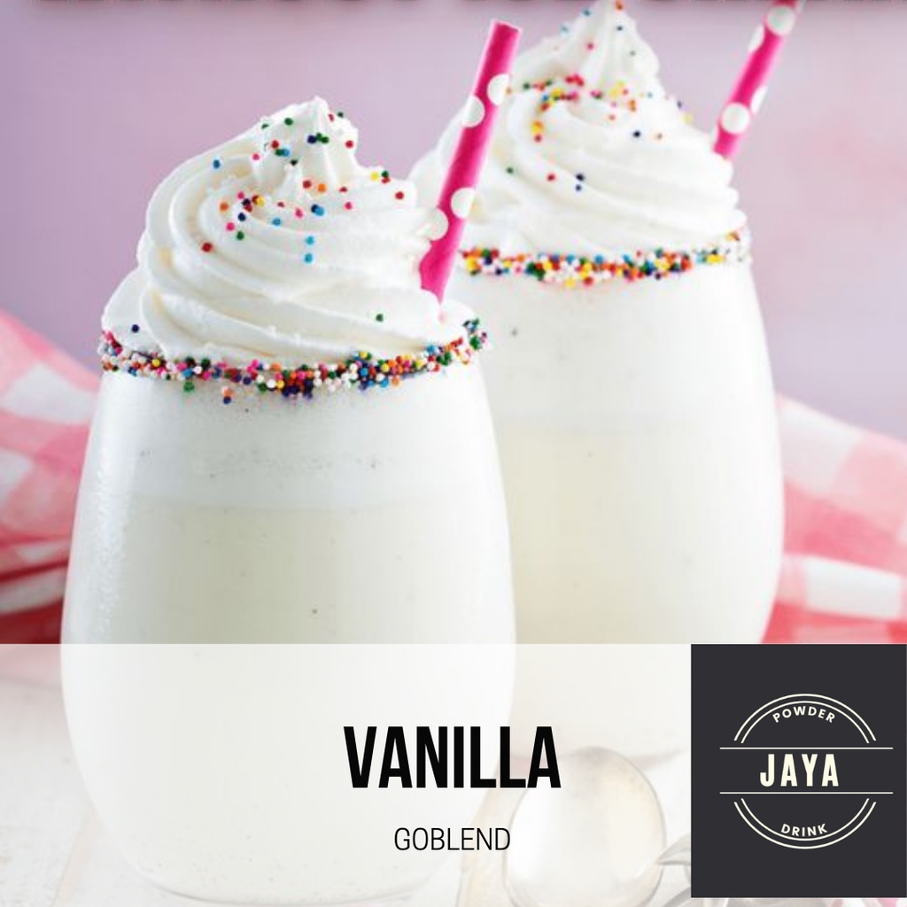 

Bubuk Minuman VANILLA 1Kg / Bubuk Rasa VANILLA / VANILLA powder / Bubuk VANILLA / Serbuk VANILA