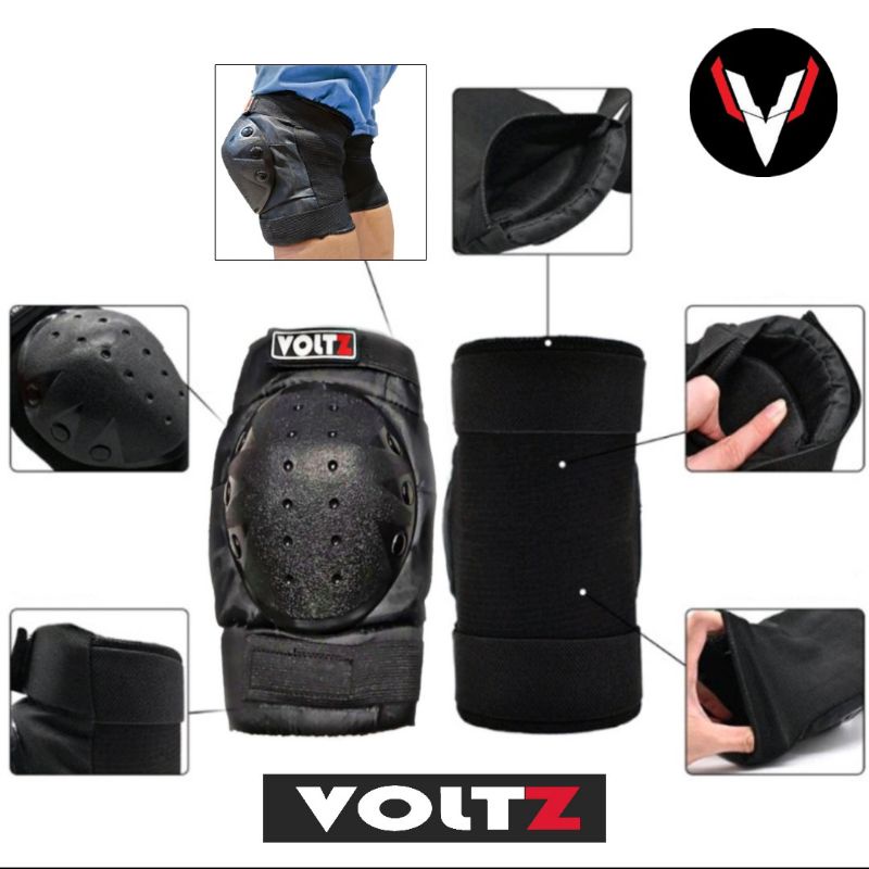 Deker Mini voltz - sikut n lutut pelindung knee elbow protector skate motor gowes sepeda kaki tangan