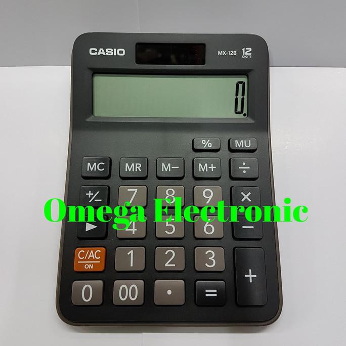 

CASIO CALCULATOR MZ-12S - KALKULATOR MEJA OFFICE DESKTOP MZ 12S - HITAM