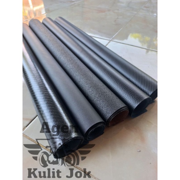 Cover jok/Sarung jok/Kulit jok motor POLOS JERUK, AMPLAS, LUBANG, PECAH KOPI, KARBON/Ukuran 85x46, 95x46 dan 100x70cm