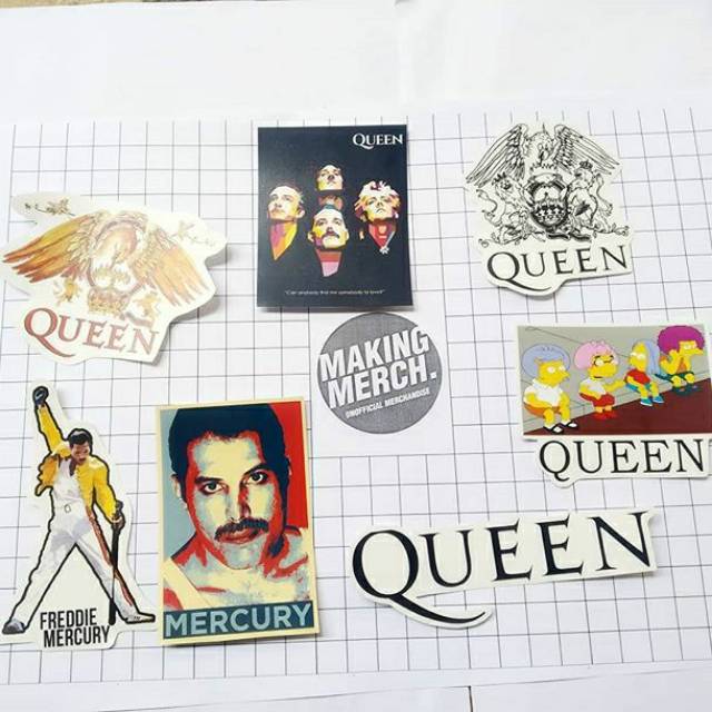 Stiker Queen Band