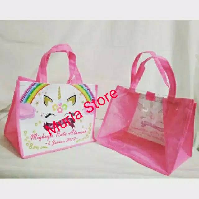 

TAS ULTAH ANAK / GOODIE BAG ULANG TAHUN ANAK / TAS HAMPERS MIKA CUSTOM UK 22 X 14 X 24 BESAR