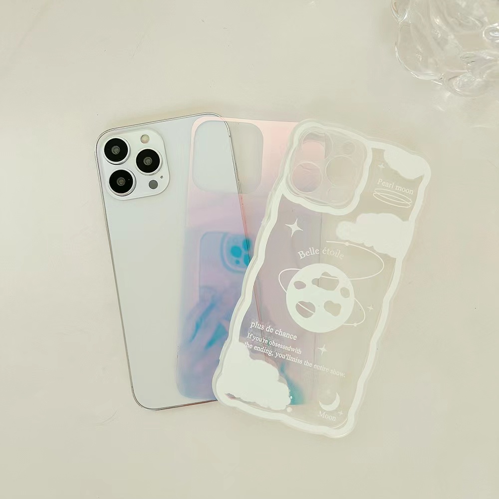 Soft Case Tpu Transparan Motif Kartun Lucu 13 13pro 13prm Untuk iPhone 11 7Plus 8Plus Xr XS 13 12pro Max