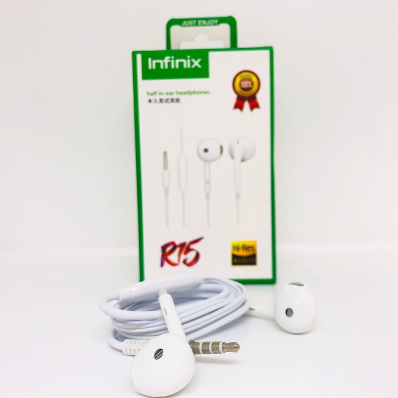 HANDSFREE R15 infinix hires audio original sound