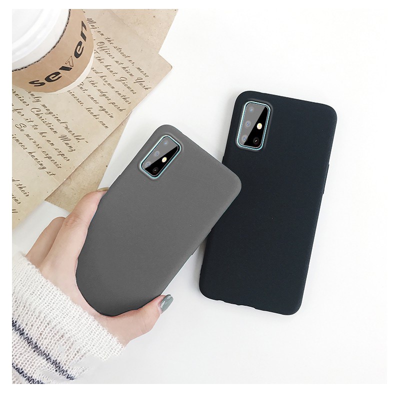 Soft Case Samsung Galaxy A31, A51 dan A71 Slim Matte Silicon Sandstone