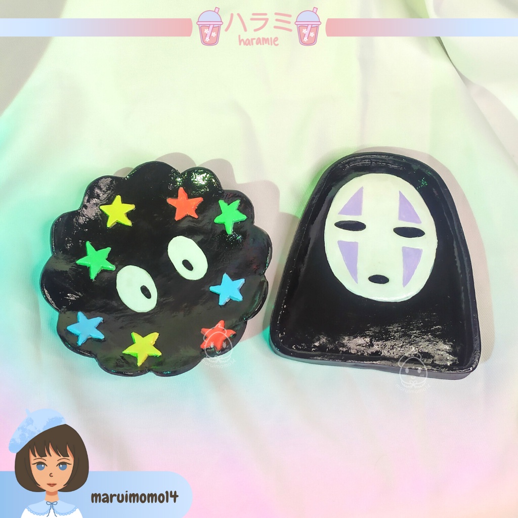 Maruimomo14 | Clay Tray / Clay Art / Ghibli Spirited Away | NoFace | Kaonashi