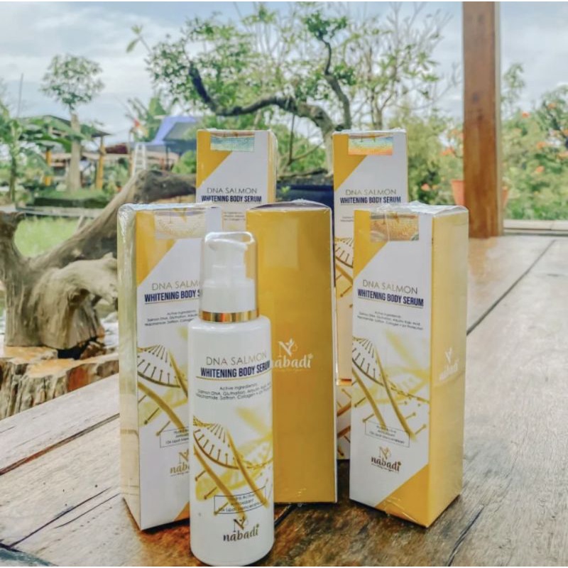 Body Serum DNA SALMON (Whitening body serum nabadi Original)