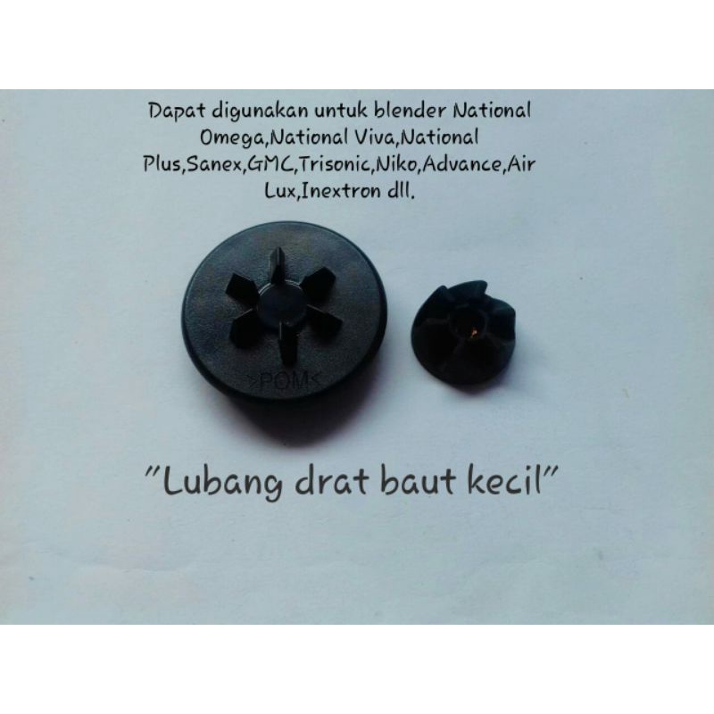 1 Set Gigi Gerigi Gear Gir Konektor Conector Kopel Copel Couple Plastik Karet Spare Part Suku Cadang